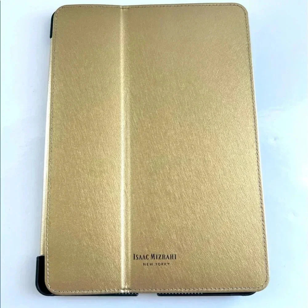 IPAD CASE IZAAK MIZRAHI GOLD TABLET  CASE